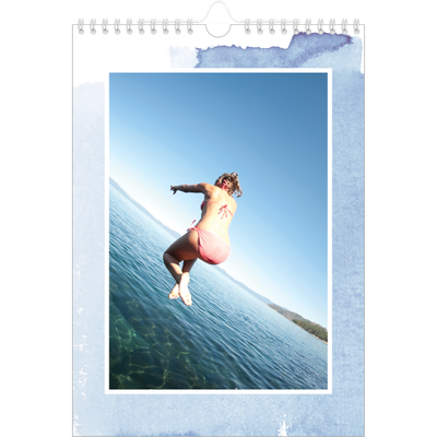 Fotokalender A4 (20 x 30 cm) — Akvarel baggrunde [kalender forside]