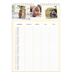 A4 Familiekalender — Moderne familiekalender - Familie på 4 [Januar]