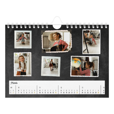 A5 Foto Kalender — Vintage [Marts]