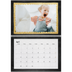 Fotokalender A4 dobbelt (30 x 40 cm) — Rammer med glitter [April]