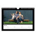 A5 Foto Kalender — Sort ramme [Februar]