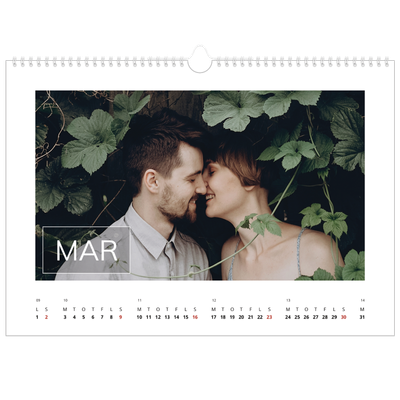 A3 Foto Kalender — Stor dato [Marts]