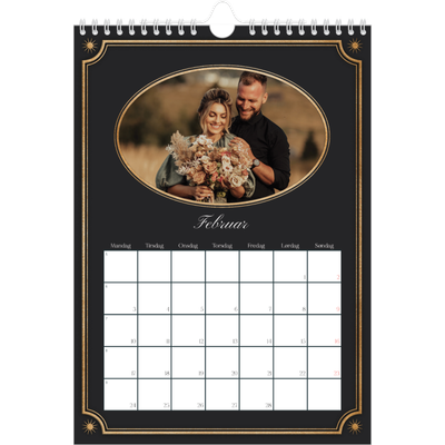 Fotokalender A4 (20 x 30 cm) — Vintage klassisk [Februar]