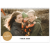 Fotokalender A4 dobbelt (30 x 40 cm) — Fotoklistermærke [kalender forside]
