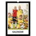 Årskalender A3 — Sort baggrund [kalender forside]