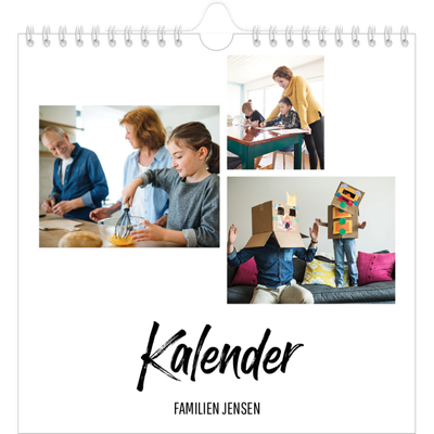 Årskalender kvadratisk — Bogen om mig [kalender forside]
