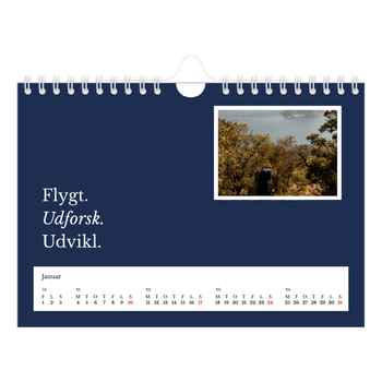 A5 Landskab Fotokalender — Redaktionel Jord