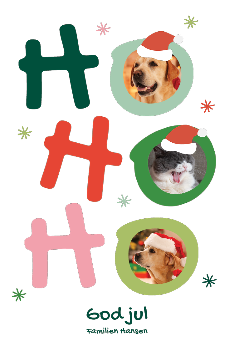 Kort — Julehund og -kat