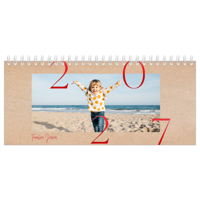 Bordkalendere — Røde elementer [kalender forside]