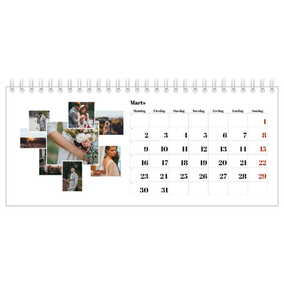 Bordkalendere — Collage shapes [Marts]