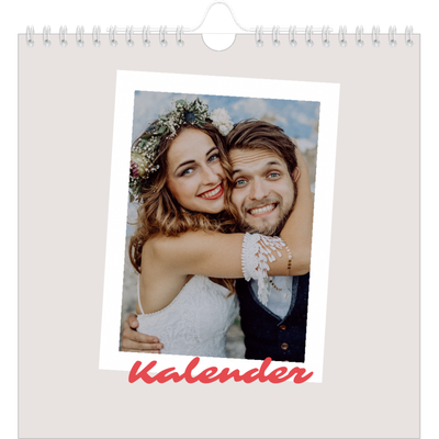Årskalender kvadratisk — Signeret tryk [kalender forside]