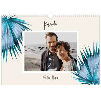 A3 Foto Kalender — Malte blomster [kalender forside]