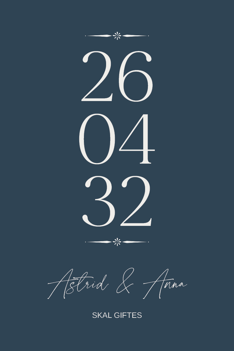 Invitationer — Skifer & seriffer