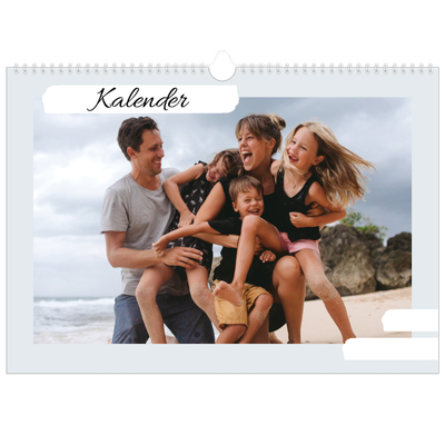 A3 Foto Kalender — Pastellfarver [kalender forside]