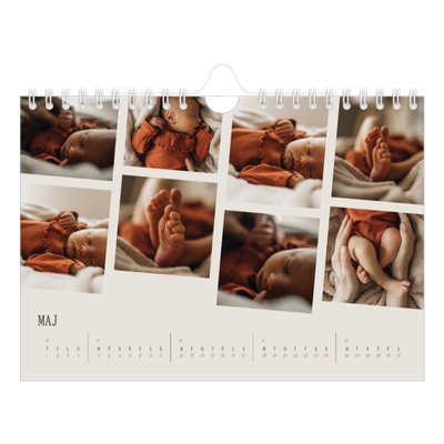 A5 Foto Kalender — Dynamiske billeder [kalender forside]