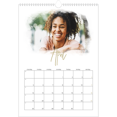 Årskalender A3 — Diffuse billederammer [April]