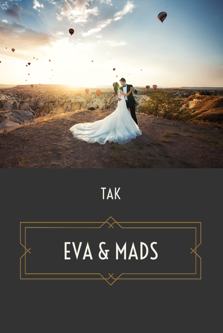 Takkekort — Gatsby navneskilt