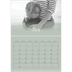 Fotokalender A4 dobbelt (30 x 40 cm) — Grønn gradering [Marts]