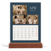 Staffeli kalender - stående  — Skifer & seriffer [April]