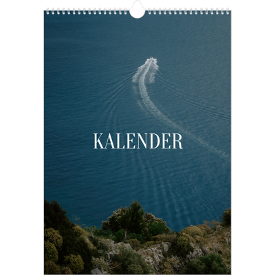 Årskalender A3 — Endeløs flugt [kalender forside]