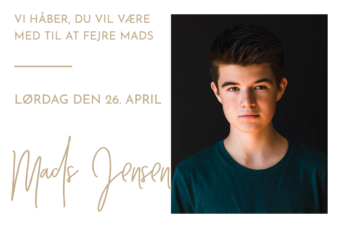 Invitationer — Guld signatur