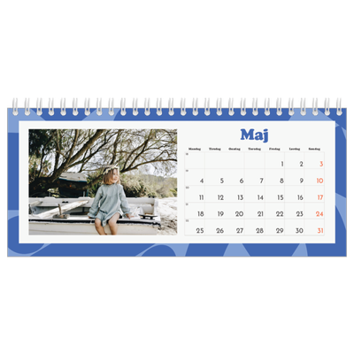 Bordkalendere — Farveglad mønster [kalender forside]