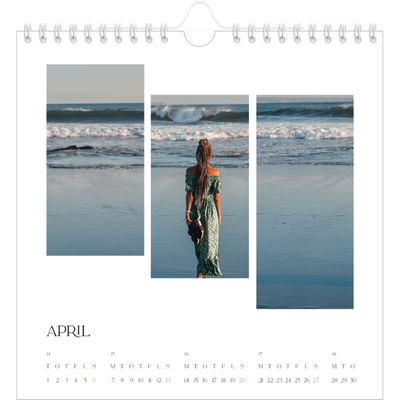 Årskalender kvadratisk — Rejsemosaikker [kalender forside]