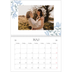 Fotokalender A4 dobbelt (30 x 40 cm) — Elegant blomstret [kalender forside]