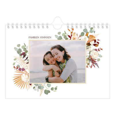 A5 Foto Kalender — Bohemsk stil [kalender forside]