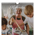Årskalender kvadratisk — Håndskreven måned [kalender forside]
