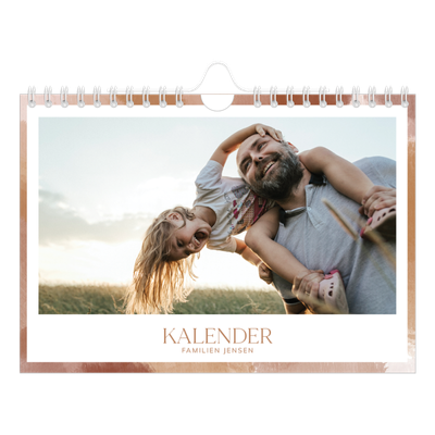 A5 Foto Kalender — Pensleffekt [kalender forside]