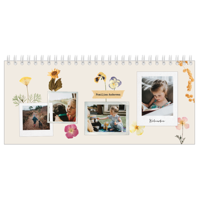 Bordkalendere — Vintage scrapbooking [kalender forside]
