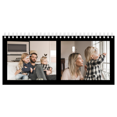 Bordkalendere — Sort ramme [kalender forside]