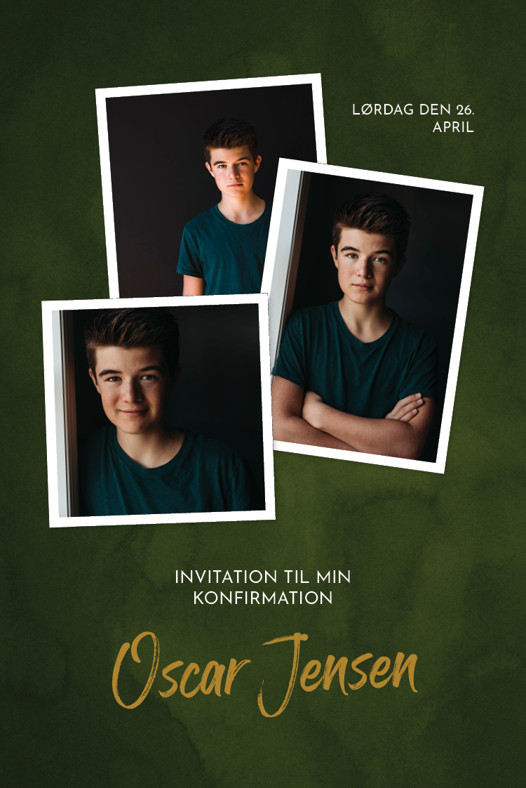 Invitationer — Billede collage