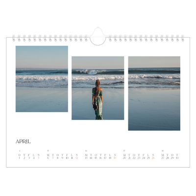 Fotokalender A4 — Rejsemosaikker [kalender forside]