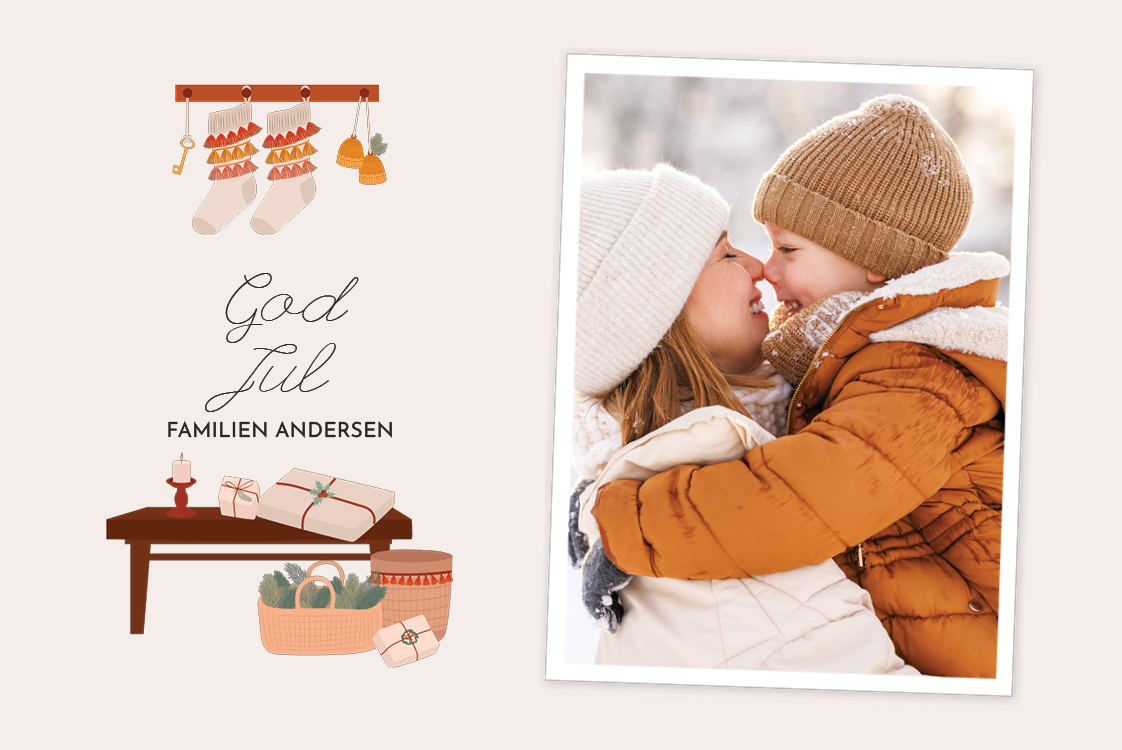 Kort — Rustikt julehjem