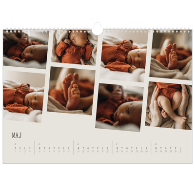 A3 Foto Kalender — Dynamiske billeder [kalender forside]