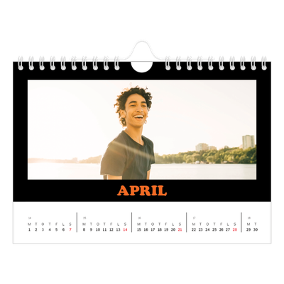 A5 Foto Kalender — Sjov type [Juli]