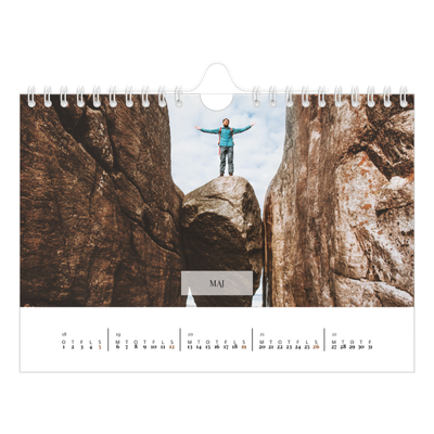A5 Foto Kalender — Klassisk kalender [kalender forside]