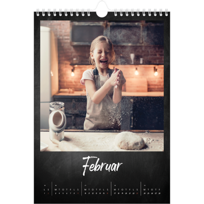Fotokalender A4 (20 x 30 cm) — Tavlestil [Februar]