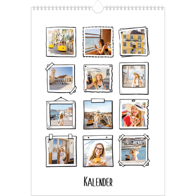 Årskalender A3 — Albums øjeblik [kalender forside]