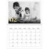 Fotokalender A4 dobbelt (30 x 40 cm) — Store tal i glitter [Februar]