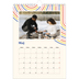 Fotokalender A4 (20 x 30 cm) — Retro striber [kalender forside]