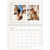 Fotokalender A4 dobbelt (30 x 40 cm) — Pastellfarver [Januar]