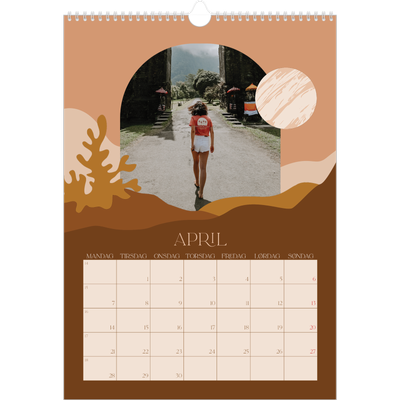 Årskalender A3 — Neutrale bjerge [April]