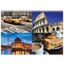 Fotokalender A4 dobbelt (30 x 40 cm) — Transparent kalender [kalender forside]