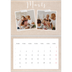Fotokalender A4 dobbelt (30 x 40 cm) — Scrapbogs kalender [Marts]