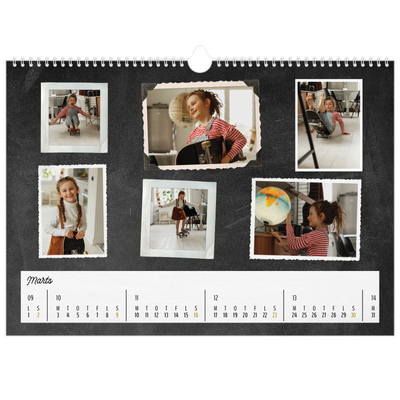 A3 Foto Kalender — Vintage [Marts]