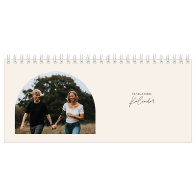 Bordkalendere — Buet billederamme [kalender forside]