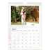 Fotokalender A4 (20 x 30 cm) — Blomstret indpakning [Januar]